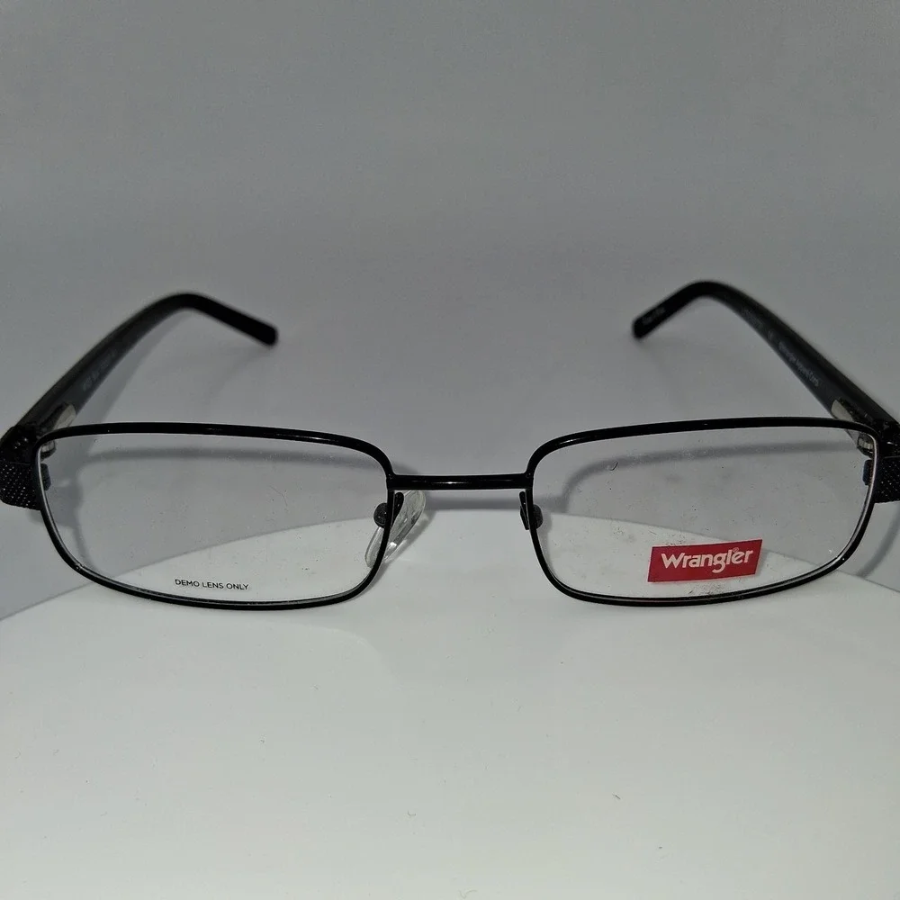 WRANGLER W123 EYEGLASSES BLACK 53-20-140( 2 PAIRS)